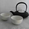 nanbu-tekki, teapot, cups
